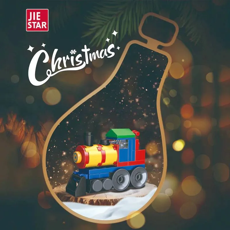 JIESTAR Train de Noël (JS-JJ9116) - prix | Brick Broker