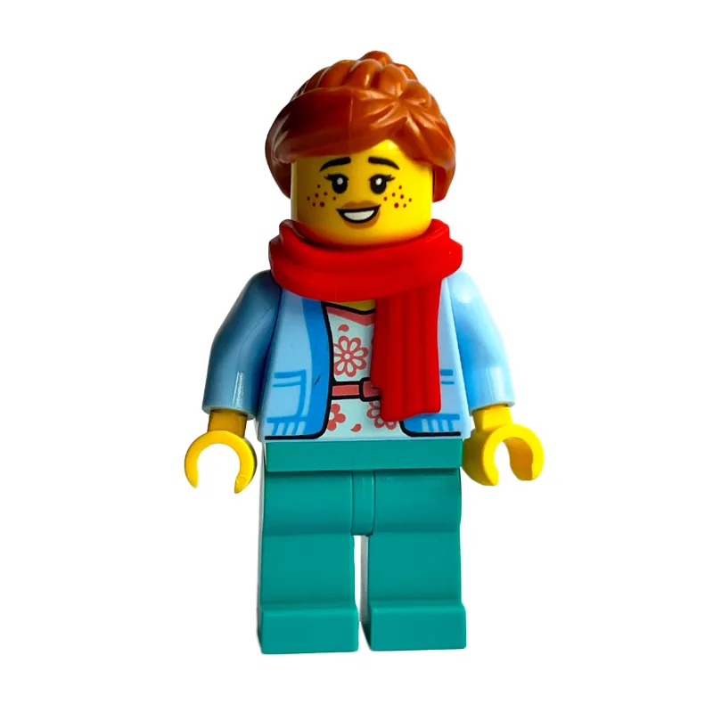 Bright Light Blue, Dark Turquoise Legs, Dark… — minifigurine LEGO | Brick Broker