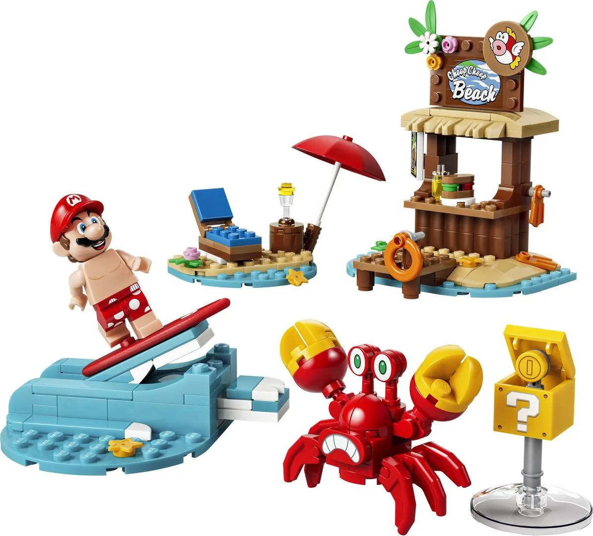 LEGO 72055 Les aventures sur la plage de Mario - prix | Brick Broker