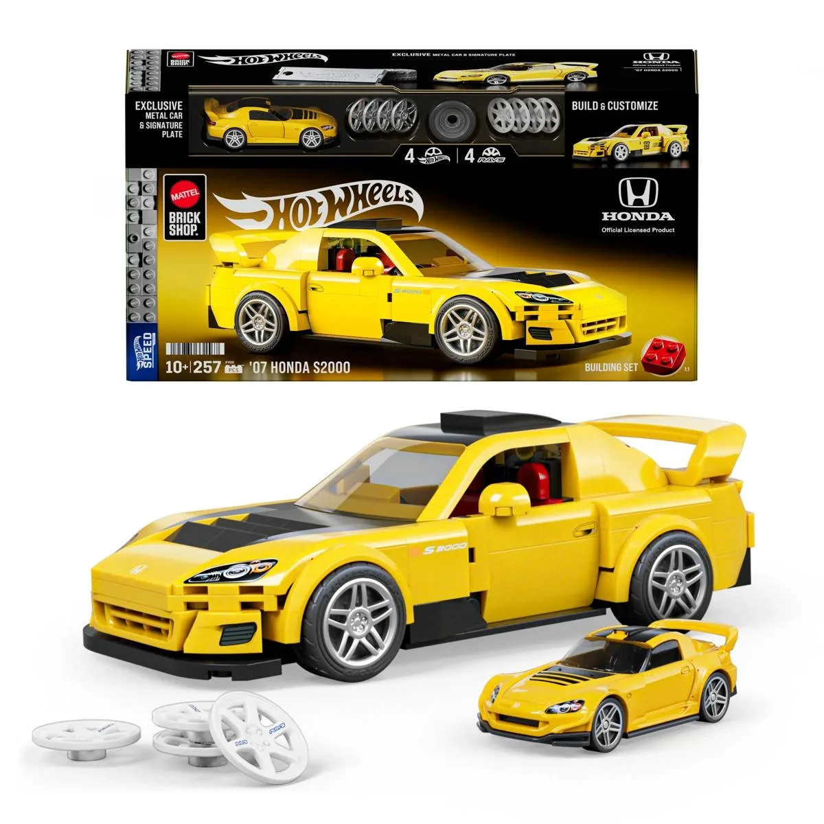 Mattel Brick Shop Hot Wheels™ ’07 Honda™ S2000 (JFR88) - prix | Brick Broker