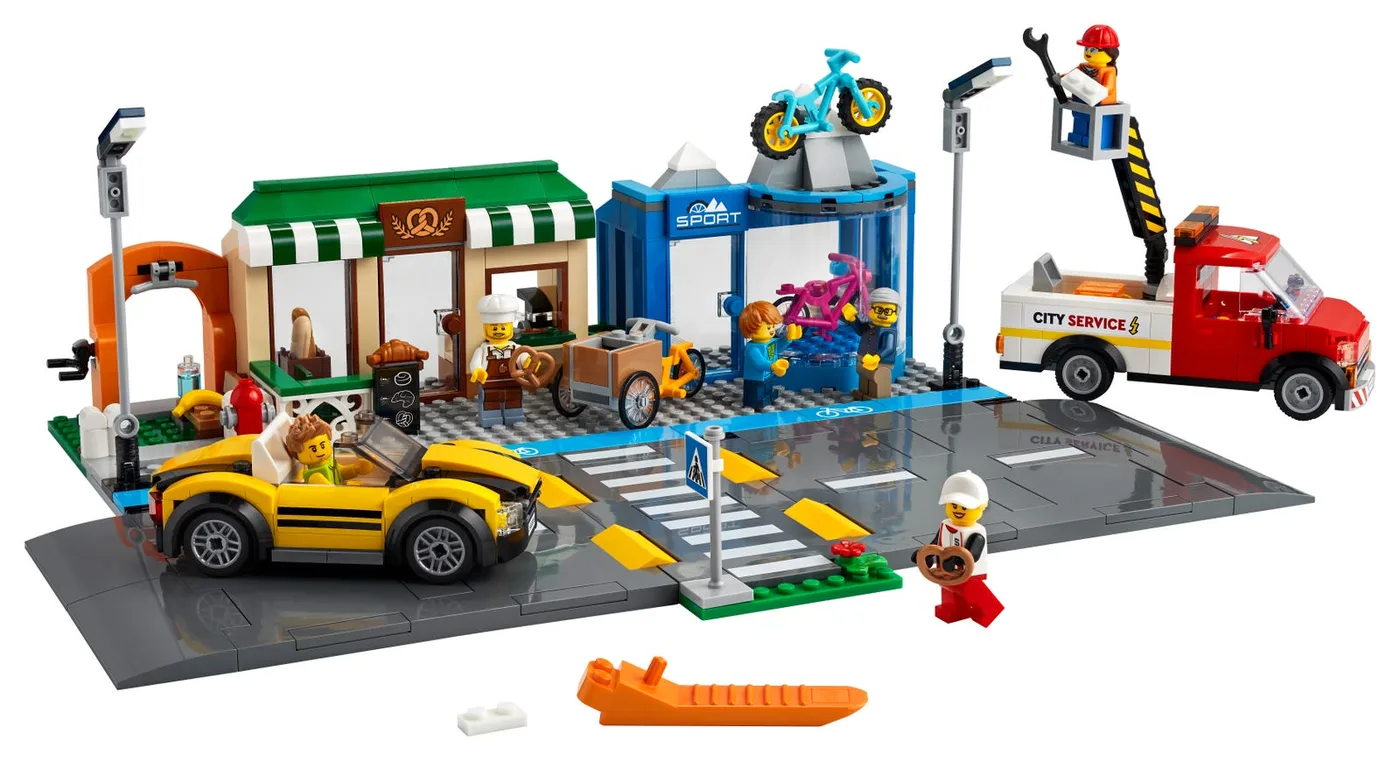 LEGO 60306 Rue commerçante - prix et où acheter | Brick Broker
