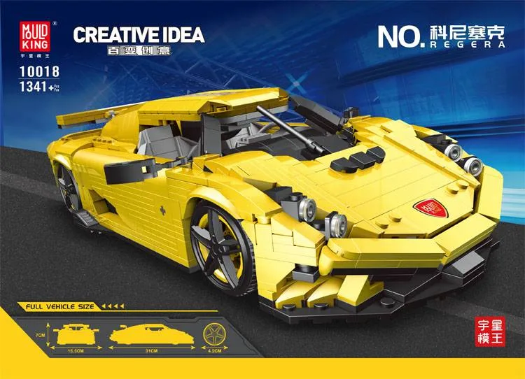 Mould King Voiture de sport Technic Konisek (MOU-10018) - prix | Brick Broker