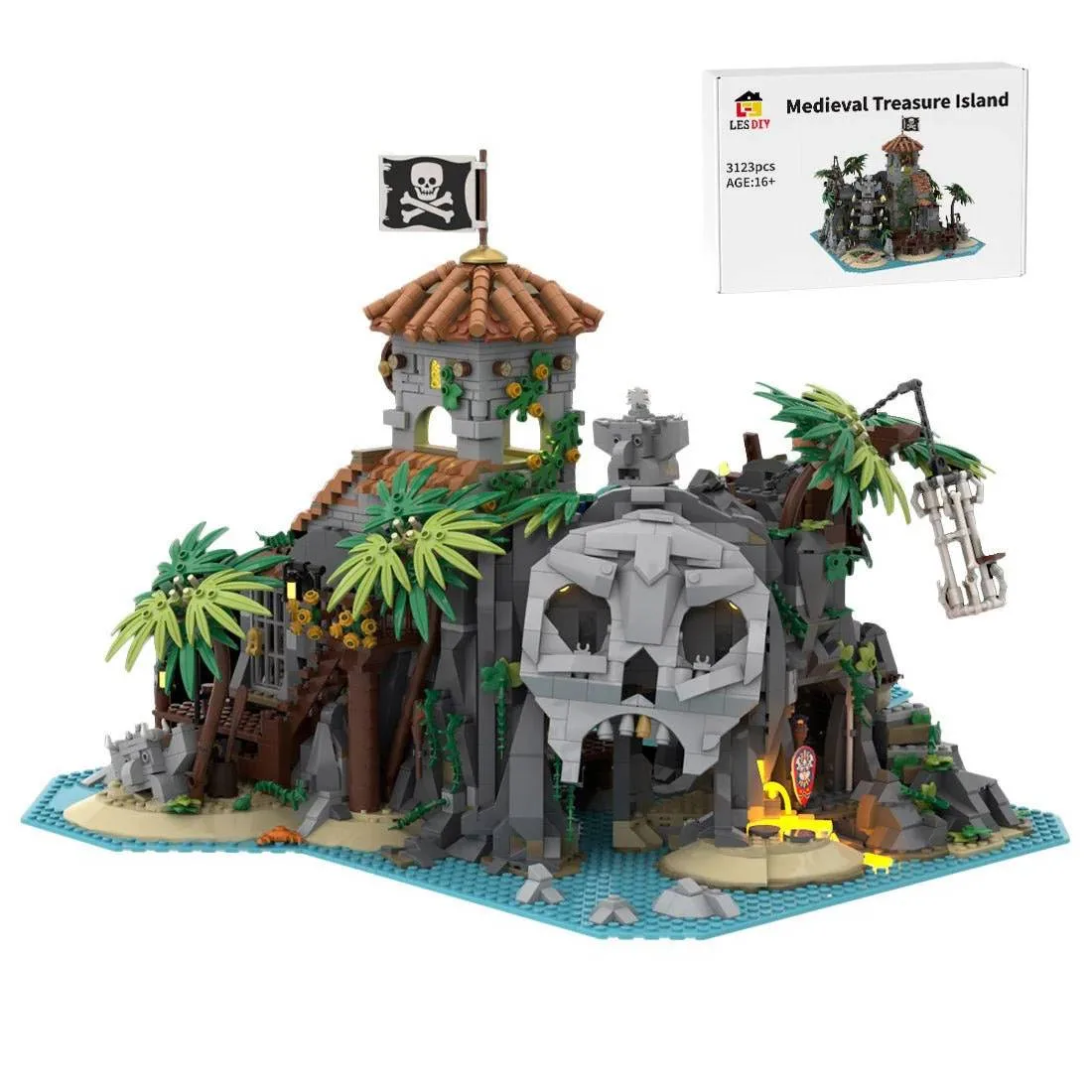 LesDiy L'Île au Trésor - Pirates de la Baie de Barracuda (LESDIY-3512061) - prix | Brick Broker
