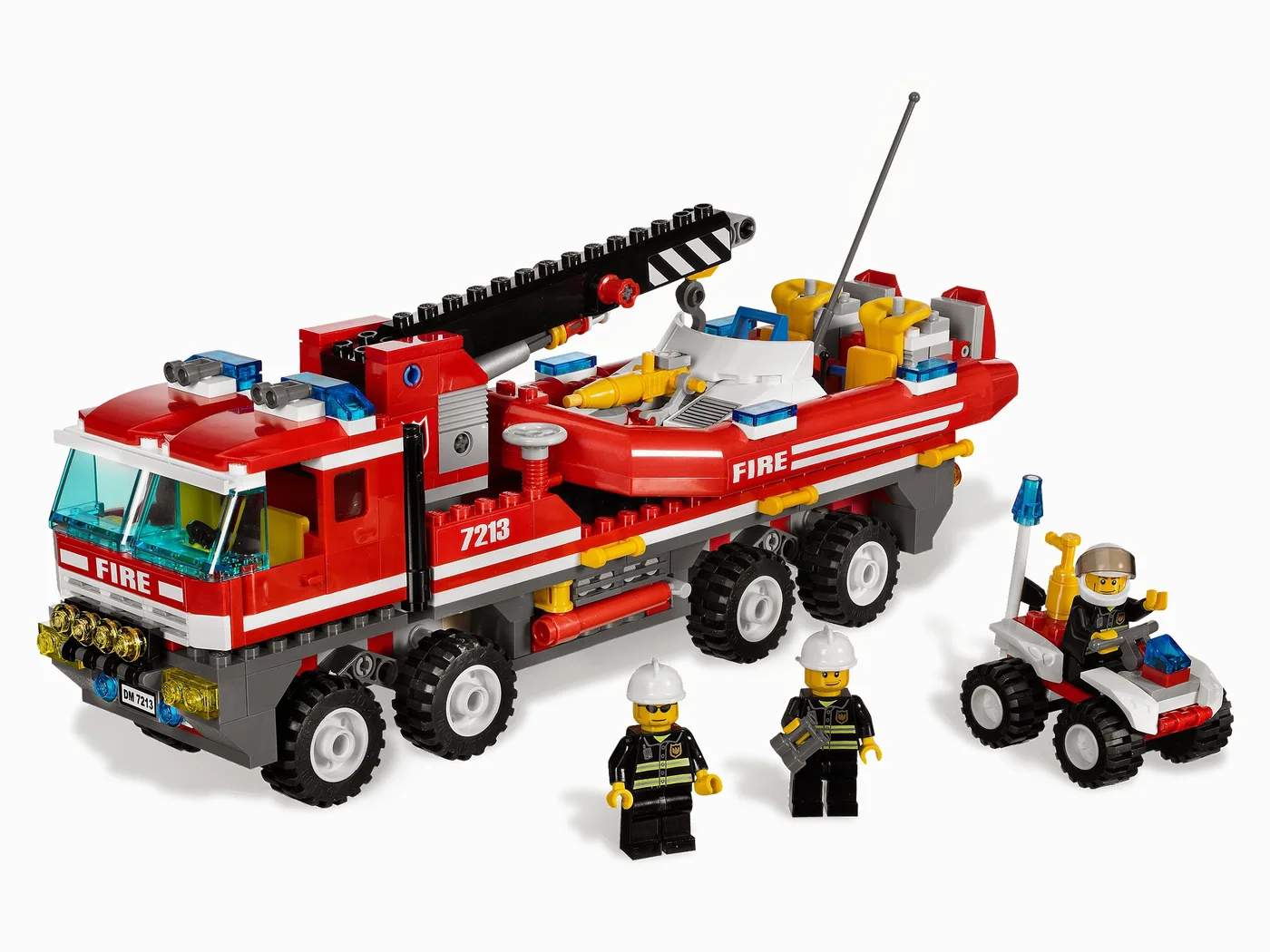 LEGO 7213 Geländegängiges Löschfahrzeug und Löschboot - preis | Brick Broker
