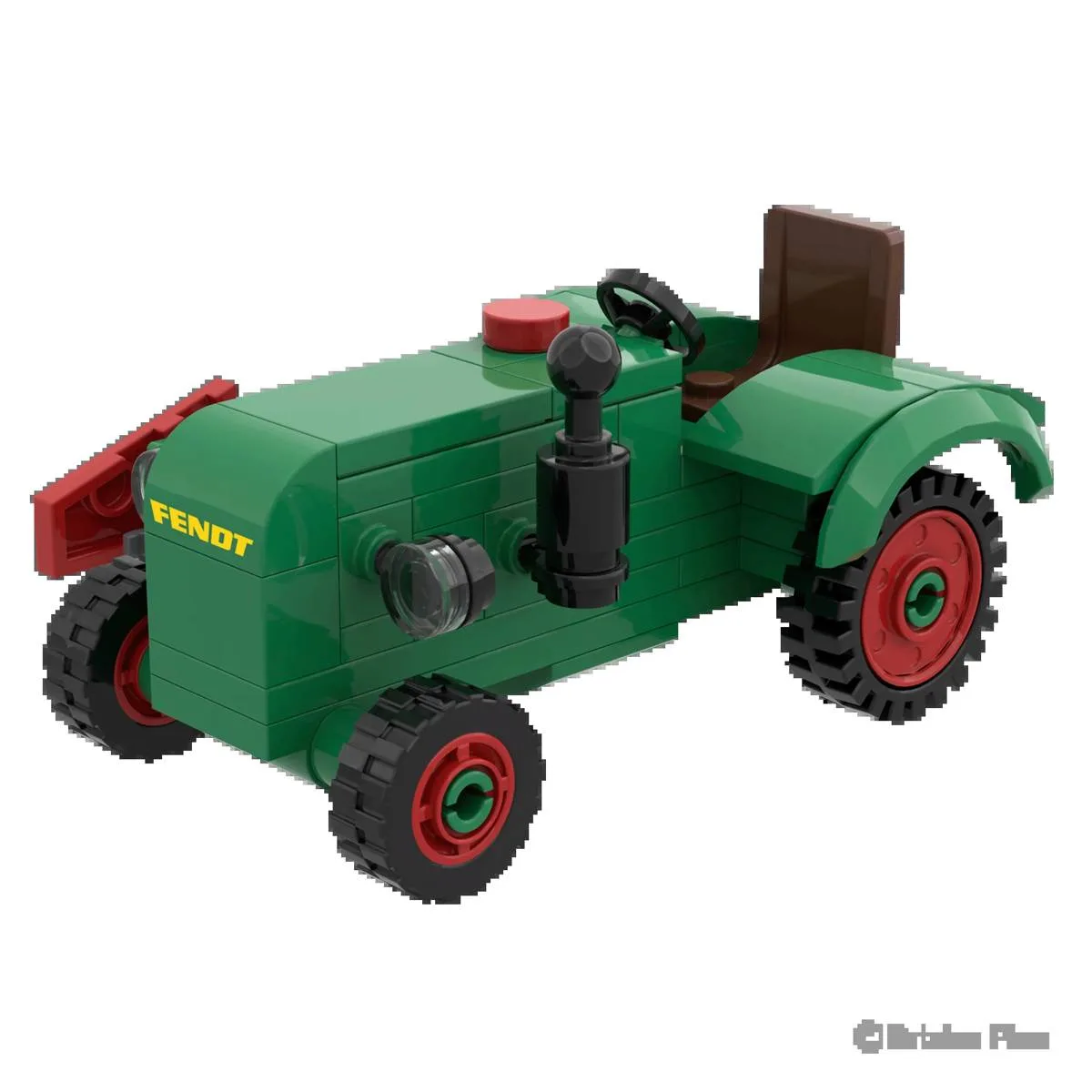 BRIXIES Fendt™ Dieselross F28 (avec barre de coupe) Classic Club Collection (BRIXIES-222.704) - prix | Brick Broker