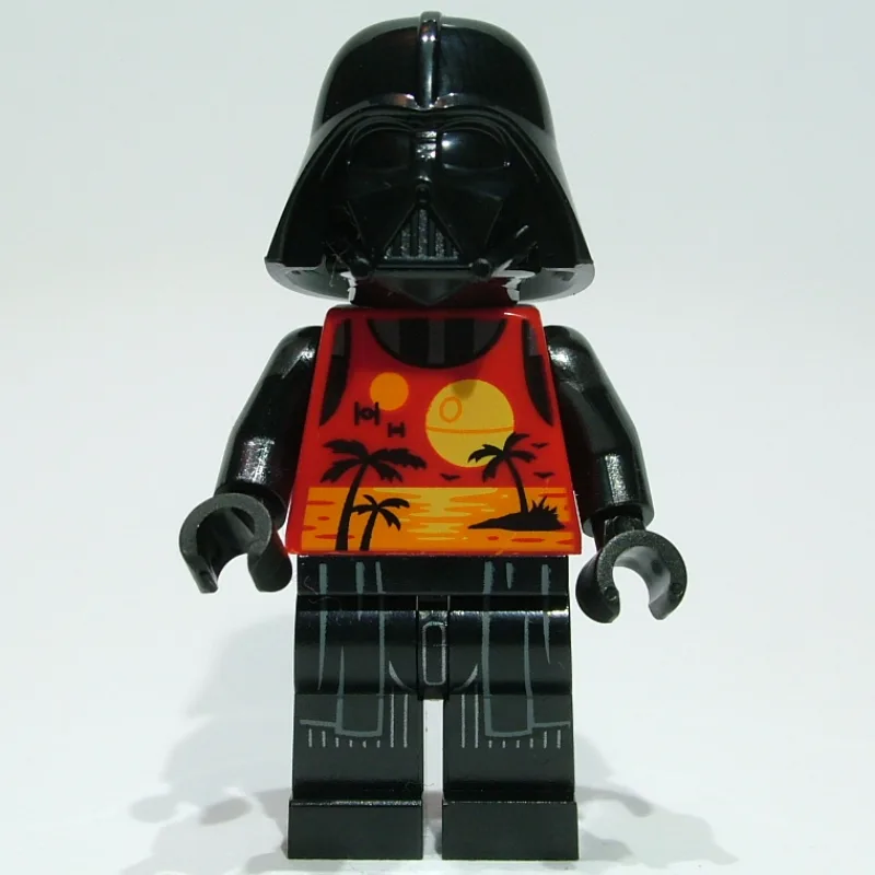 Darth Vader, Vest with Sunset and Palm Tree S… — minifigurine LEGO | Brick Broker