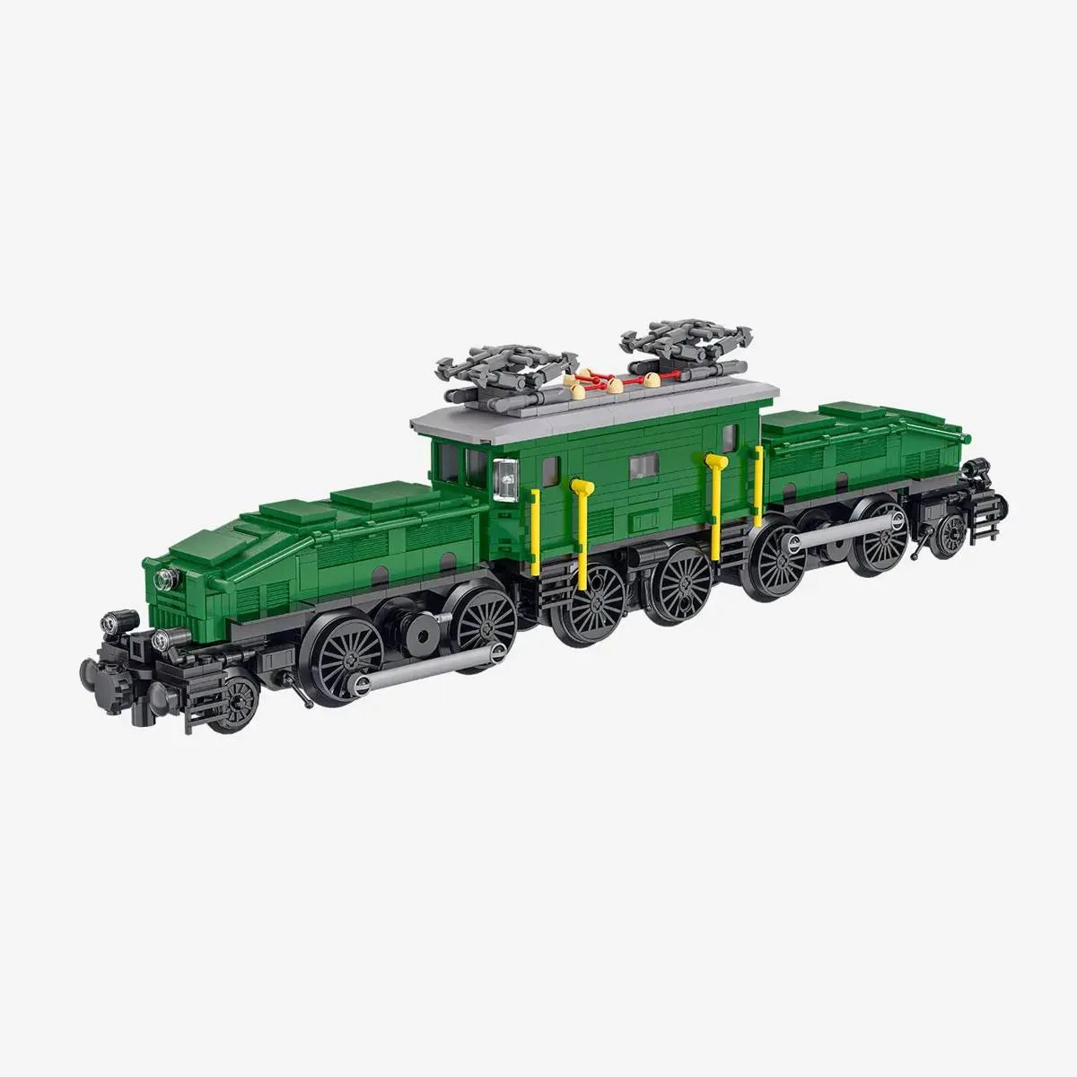 BlueBrixx Locomotive légendaire - Krokodil en vert (BB-109844) - prix | Brick Broker