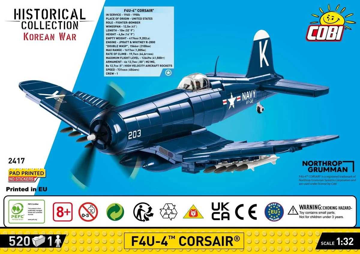 COBI F4U-4 Corsair (COBI-2417) - prix et où acheter | Brick Broker