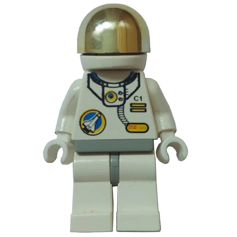Astronaut, White, Light Gray Hips, Helmet wit… — minifigurine LEGO | Brick Broker