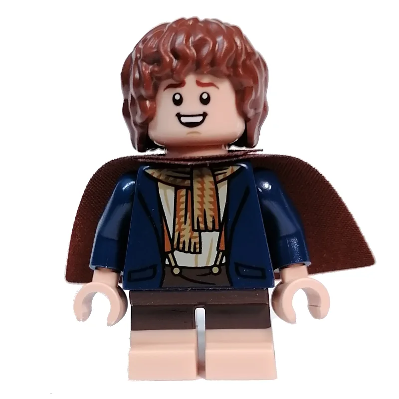 Peregrin Took (Pippin) - Reddish Brown Cape — minifigurine LEGO | Brick Broker