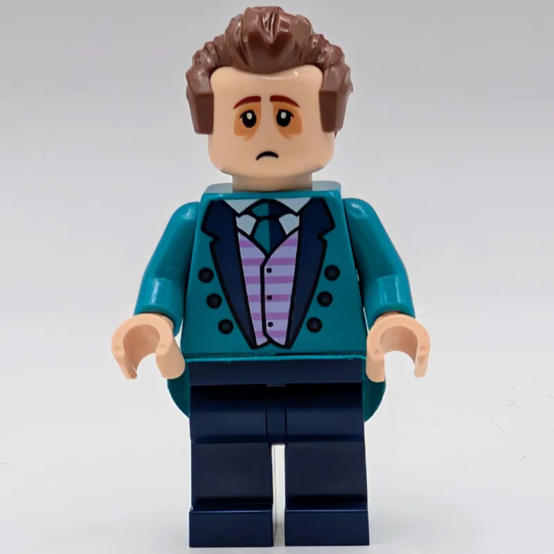 Dark Turquoise Torso, Dark Blue Legs, Reddish… — minifigurine LEGO | Brick Broker