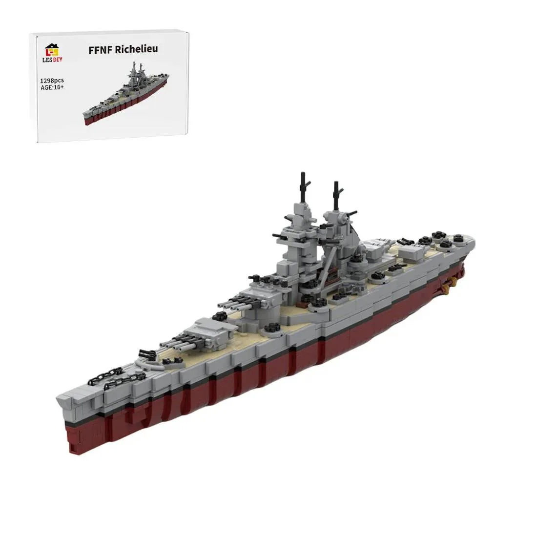 LesDiy Cuirassé français Richelieu (LESDIY-3655648) - prix | Brick Broker