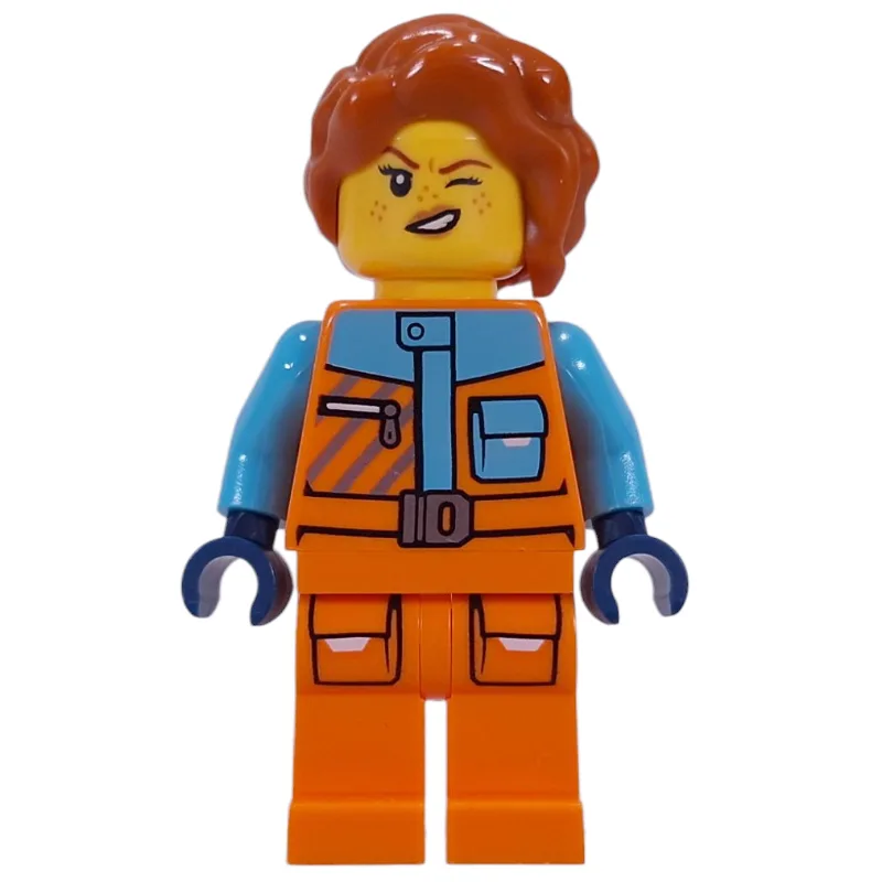 Arctic Explorer, Tina Tarantula, Orange Suit,… — minifigurine LEGO | Brick Broker