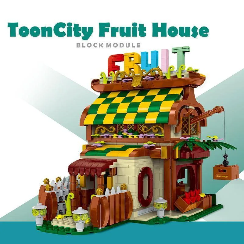 Mork Maison aux fruits de la ville cartoon (MOR-031052) - prix | Brick Broker