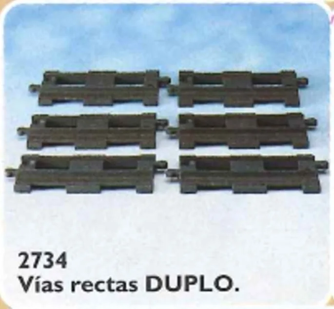 LEGO 2734 Voie droite (rails droits) - prix | Brick Broker