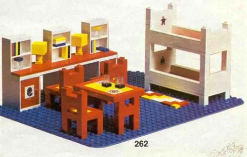 LEGO 262 Ensemble complet de chambre d'enfant - prix | Brick Broker