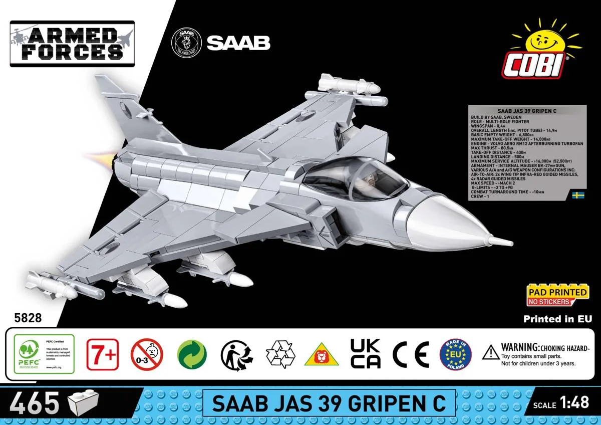 COBI Saab JAS 39 Gripen C (COBI-5828) - prix | Brick Broker