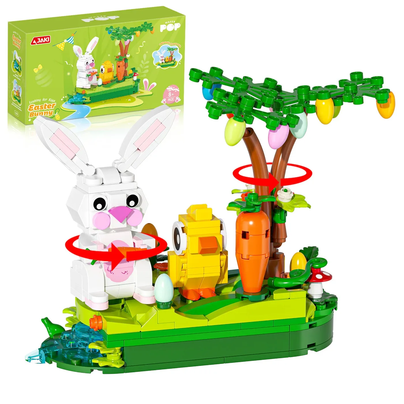 Jaki Lapin de chasse aux œufs de Pâques (JAK-KJ050) - prix | Brick Broker