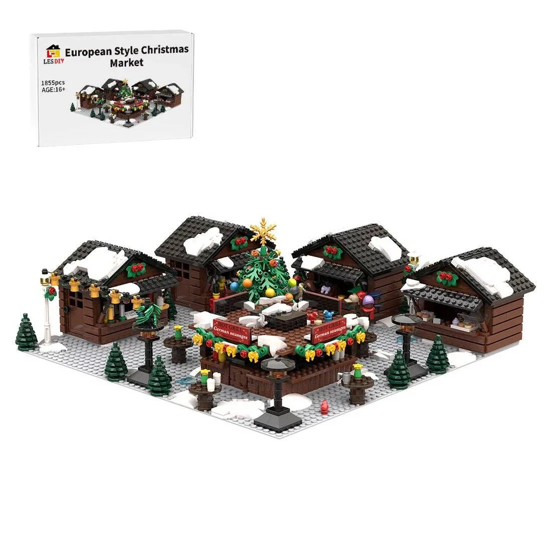 LesDiy Marché de Noël de Style Européen (LESDIY-3667085) - prix | Brick Broker