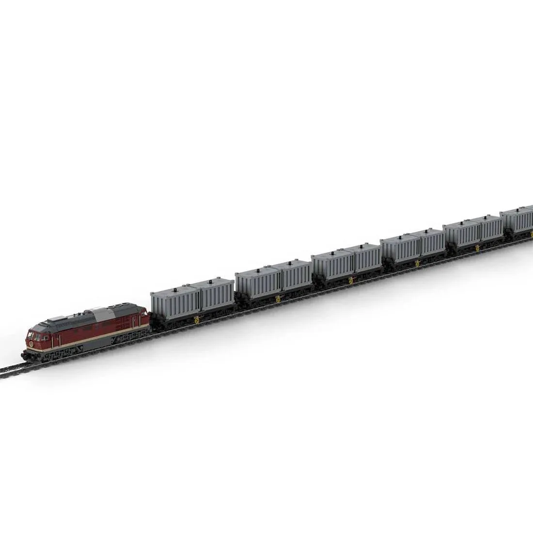 LesDiy BR132 + Wagons de conteneurs (LESDIY-3499255) - prix | Brick Broker