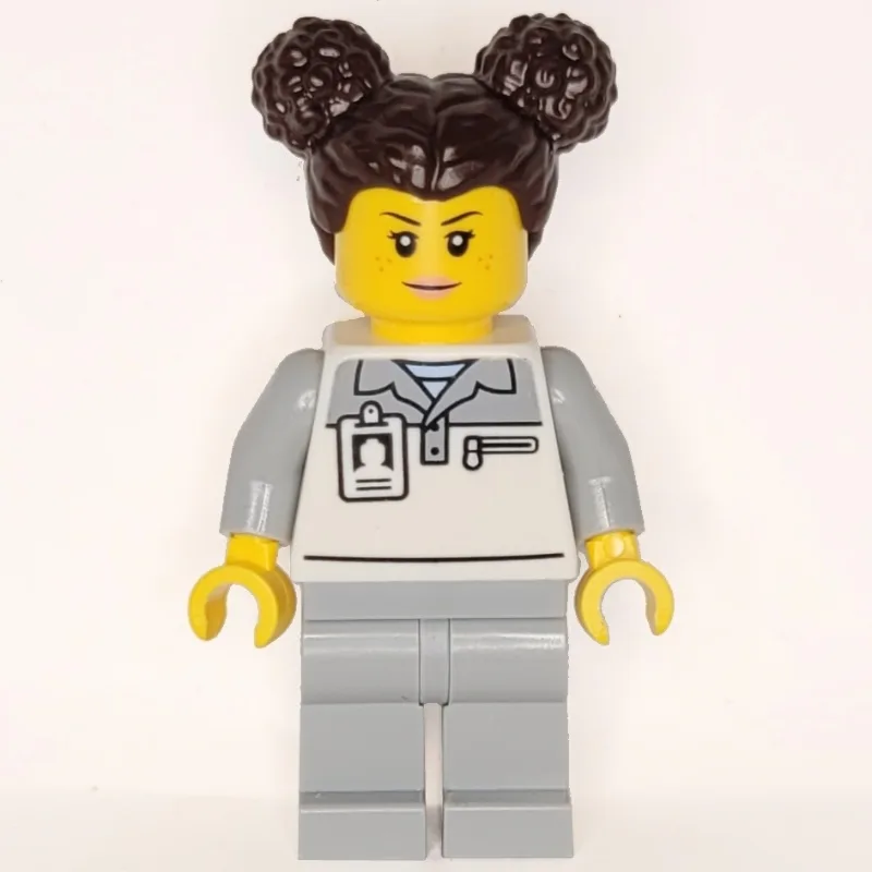 Garage Worker, White/Light Bluish Grey Suit,… — minifigurine LEGO | Brick Broker
