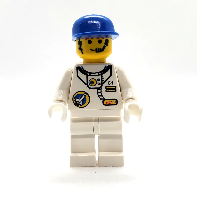 Astronaut, White, Blue Cap, Headset — dans quels sets LEGO ? (fig-000361) | Brick Broker