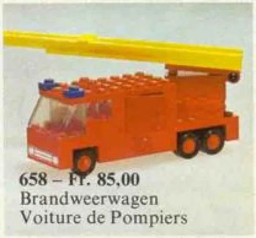 LEGO 658 Camion de pompiers - prix et où acheter | Brick Broker