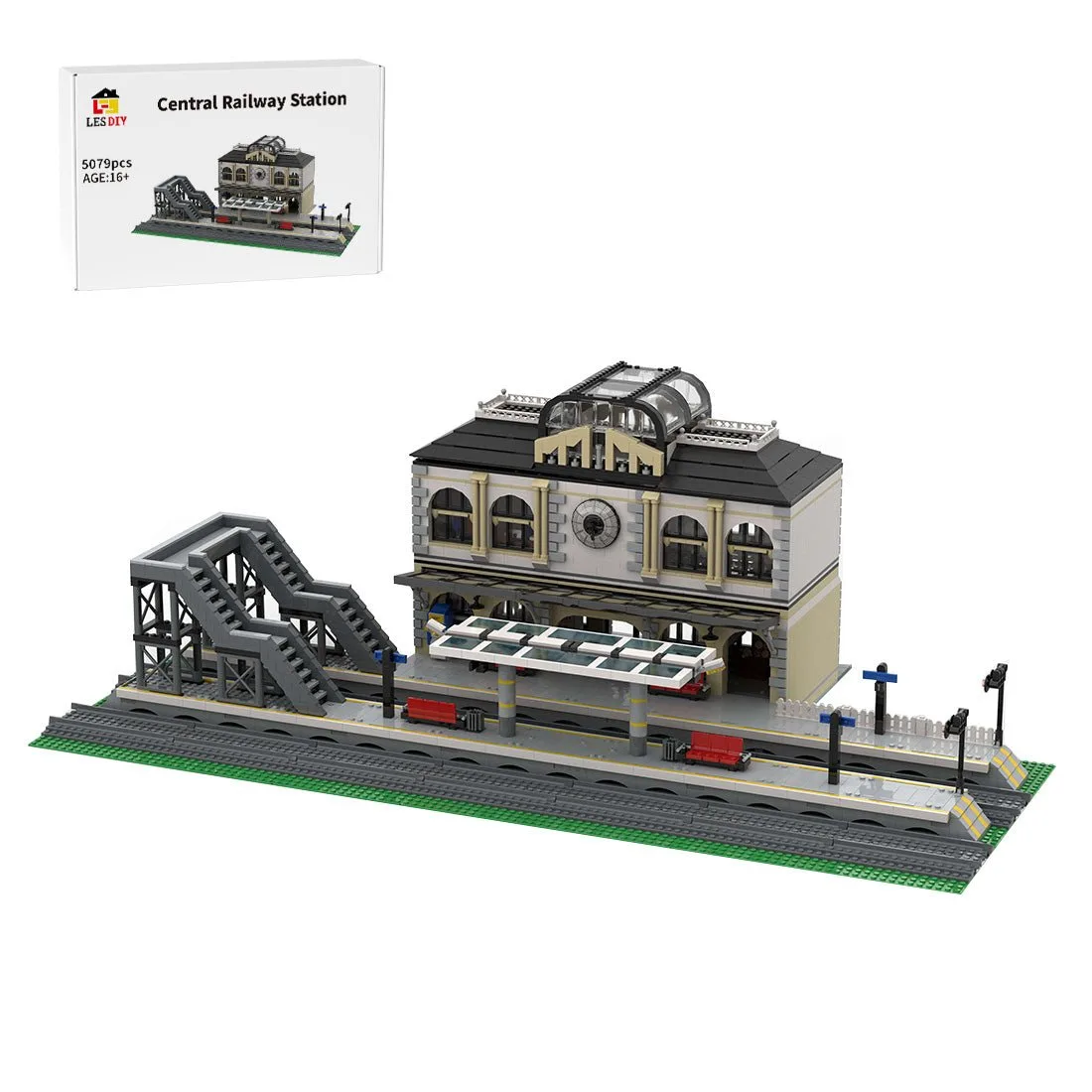 LesDiy Station de train modulaire et extension de quai (LESDIY-3745905) - prix | Brick Broker