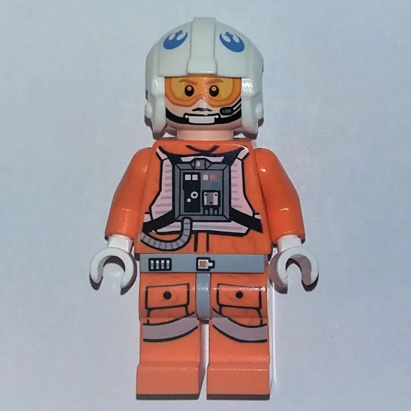 Rebel Pilot Snowspeeder, Orange Flight Suit,… — minifigurine LEGO | Brick Broker
