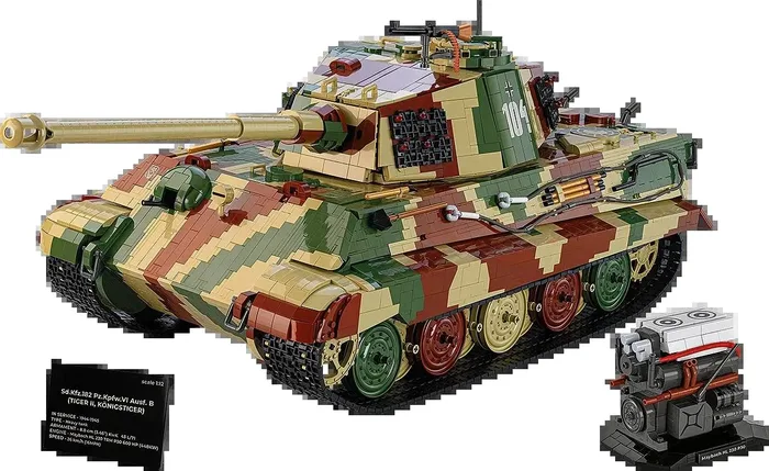 COBI Tigre II Königstiger + Bunker gratuit (COBI-2808) - prix | Brick Broker