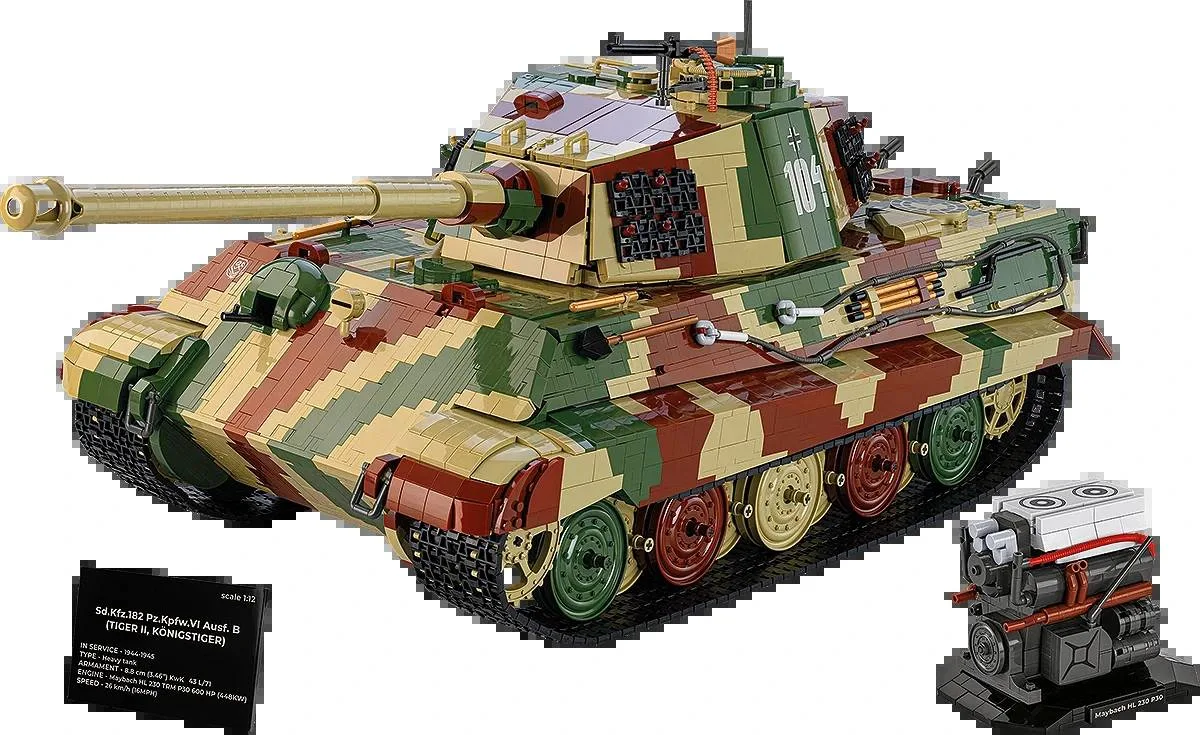 COBI Tigre II Königstiger + Bunker gratuit (COBI-2808) - prix | Brick Broker