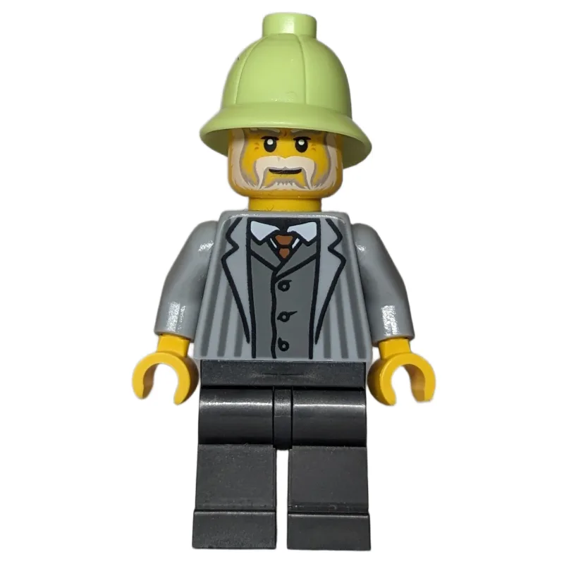 Man, Light Bluish Grey Torso, Pearl Titanium… — minifigurine LEGO | Brick Broker