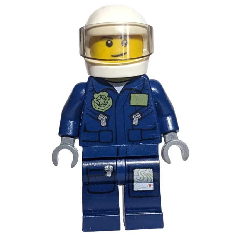 Policeman, Dark Blue Jacket with Pockets and… — minifigurine LEGO | Brick Broker