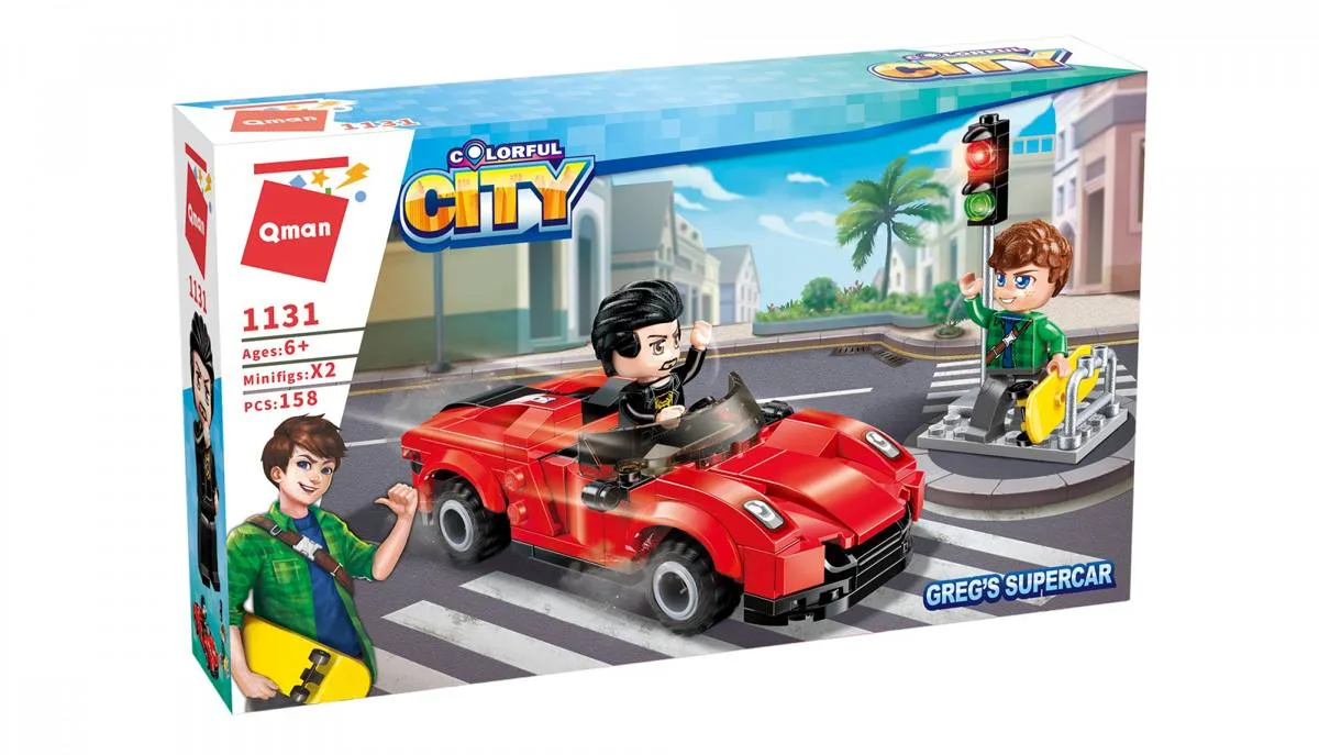 Qman La Supercar de Greg (QMAN-1131) - prix | Brick Broker