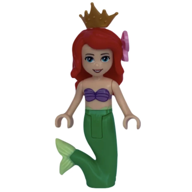 Ariel - Mermaid Form, Flower, Crown — dans quels sets LEGO ? (fig-001173) | Brick Broker
