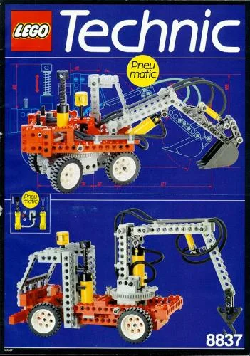 LEGO 8837 Excavatrice pneumatique - prix | Brick Broker