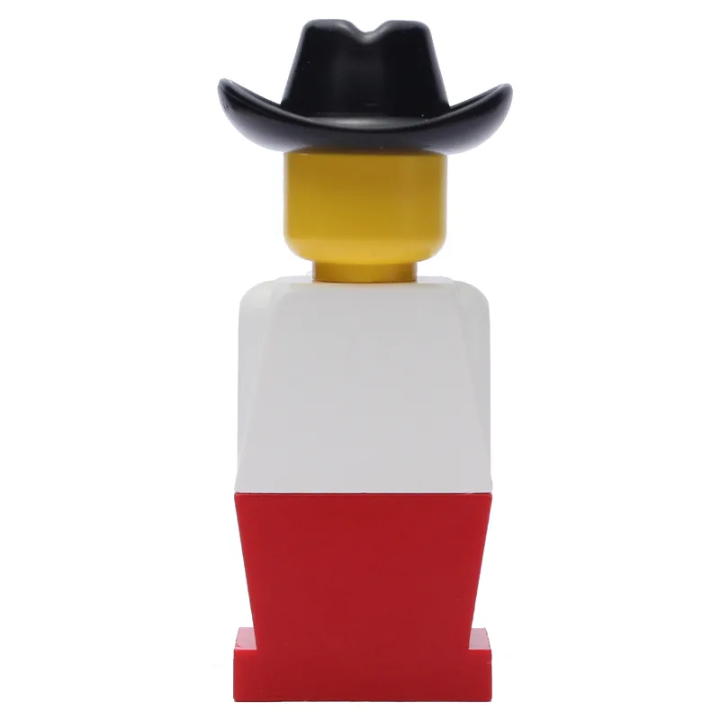 LEGOLAND White Torso, Red Legs, Black Cowboy… — minifigurine LEGO | Brick Broker