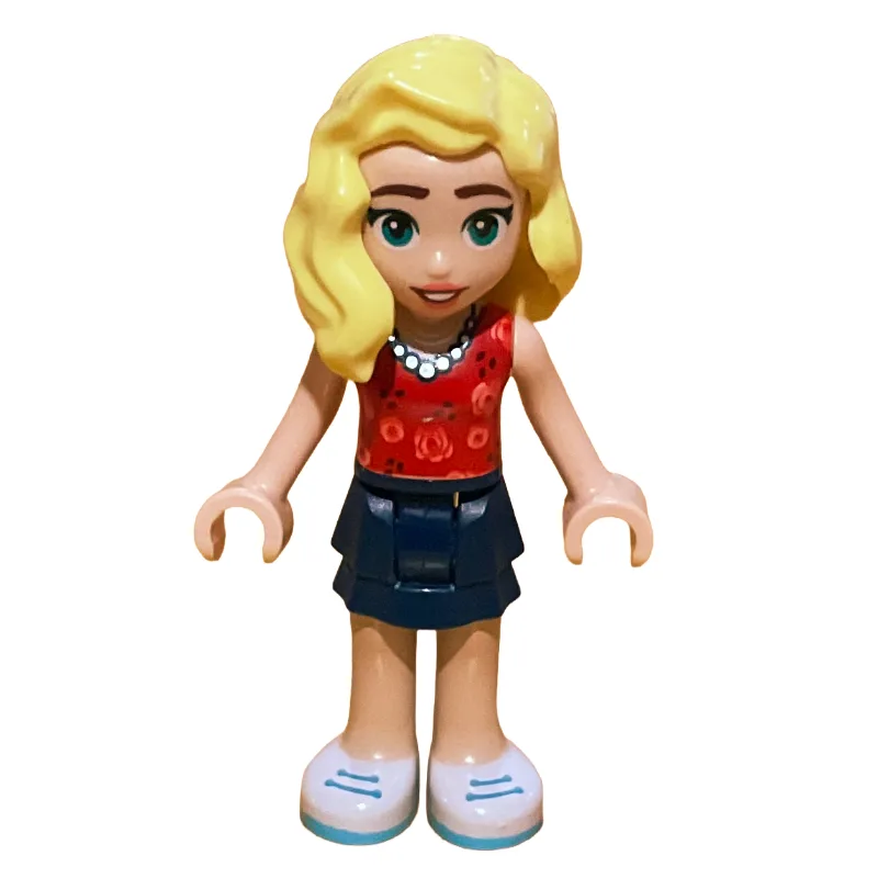 Matilde - Red Top, Dark Blue Skirt — dans quels sets LEGO ? (fig-013923) | Brick Broker