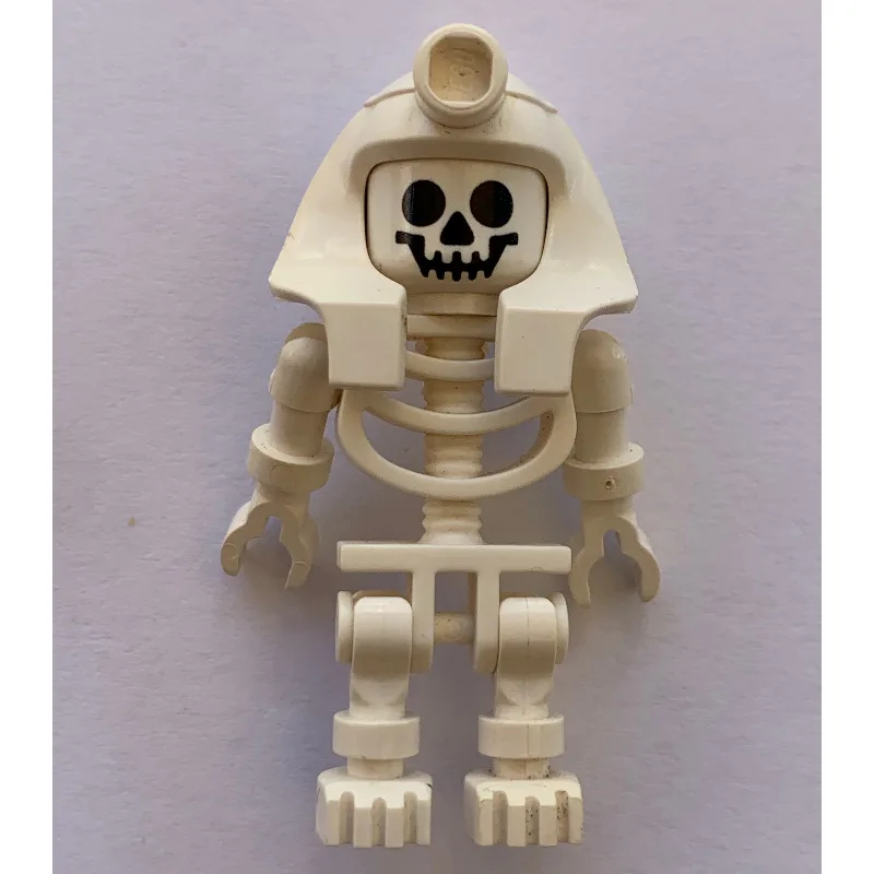 Skeleton, Standard Face, Mummy Headdress, Whi… — minifigurine LEGO | Brick Broker