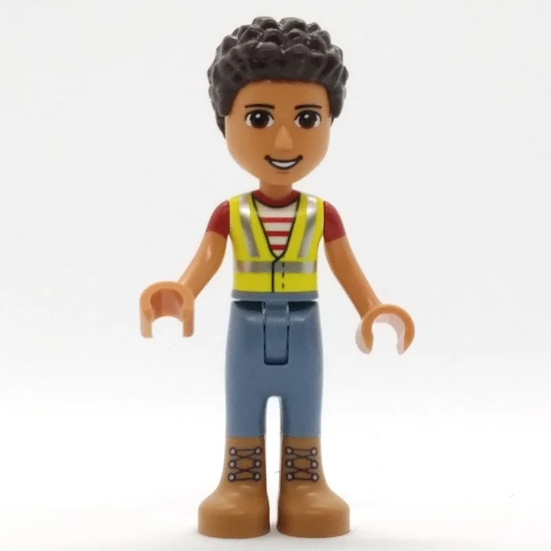River - Safety Jacket, Sand Blue Pants — dans quels sets LEGO ? (fig-012790) | Brick Broker