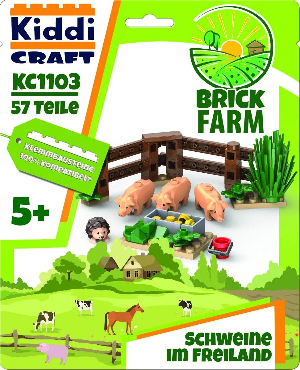 Kiddicraft Cochons en plein air (KID-KC1103) - prix | Brick Broker