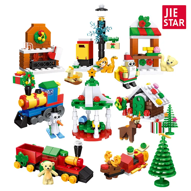 JIESTAR Ensemble Noël 24 pièces (JS-59023) - prix | Brick Broker