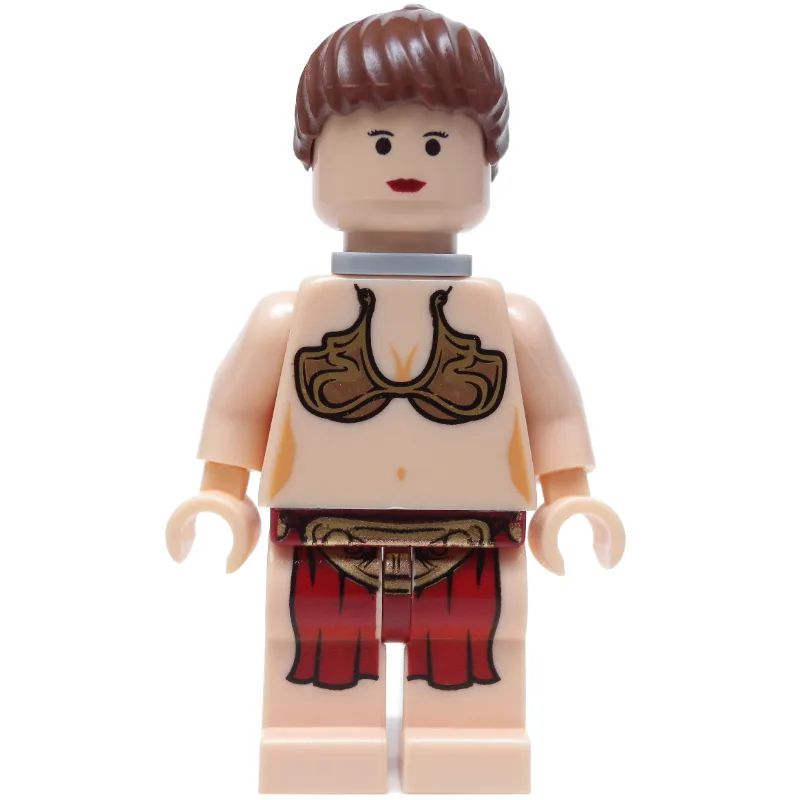 Princess Leia, Slave Outfit, Black Eyes, Neck… — minifigurine LEGO | Brick Broker