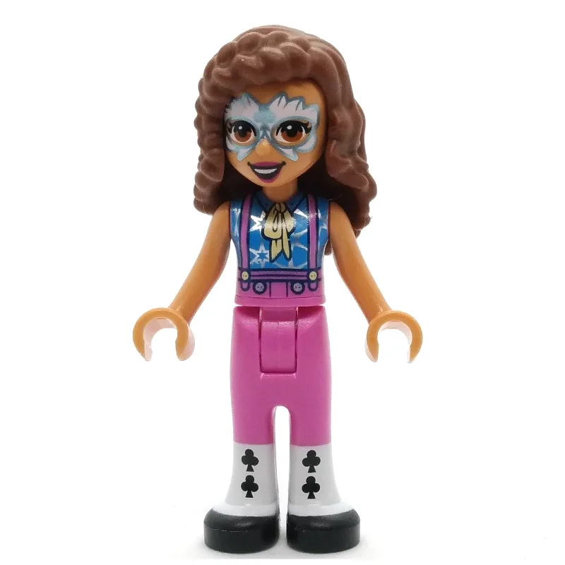 Olivia - Dark Azure Top, Dark Pink Pants, Fac… — minifigurine LEGO | Brick Broker
