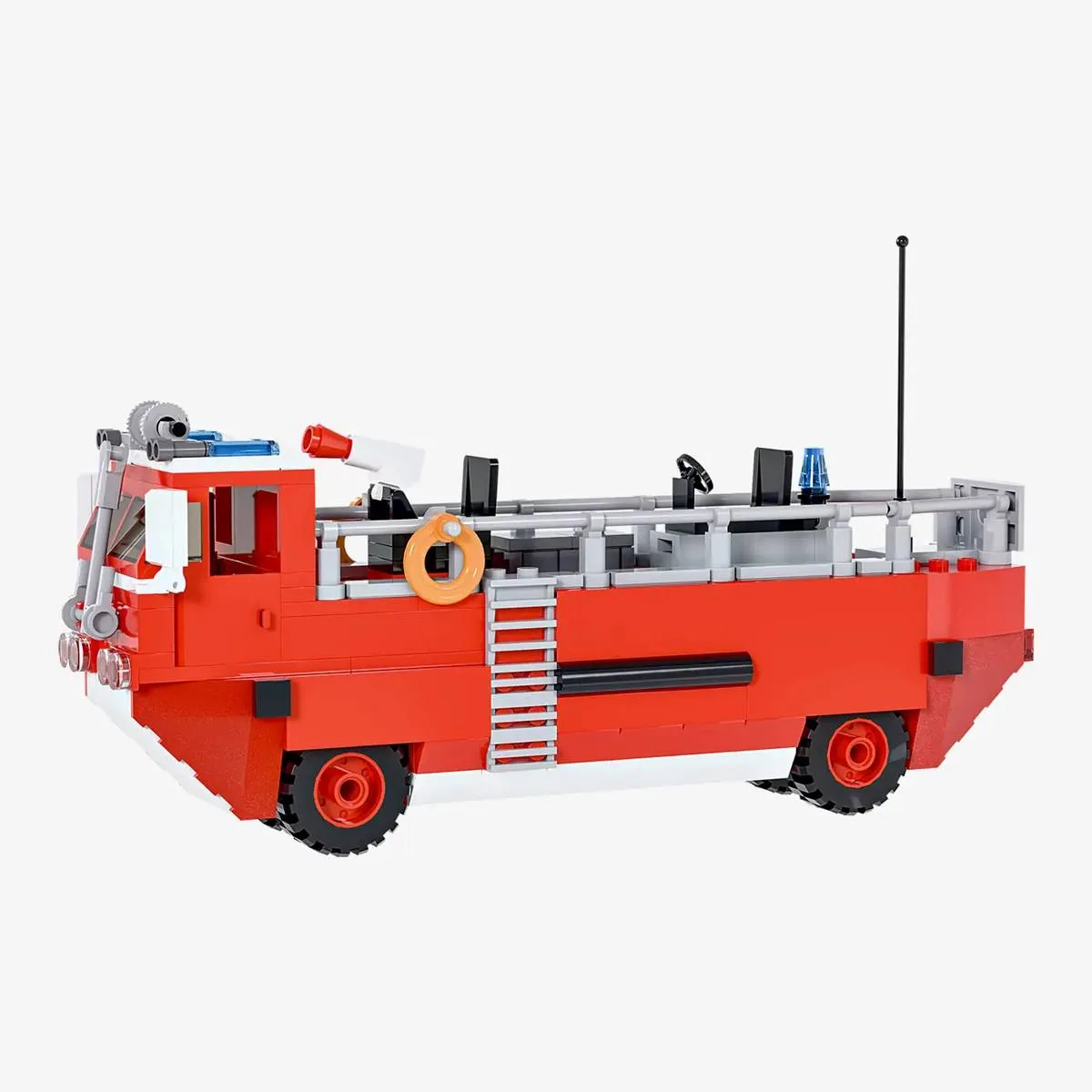 BlueBrixx Camion de pompiers amphibie (BB-108268) - prix | Brick Broker