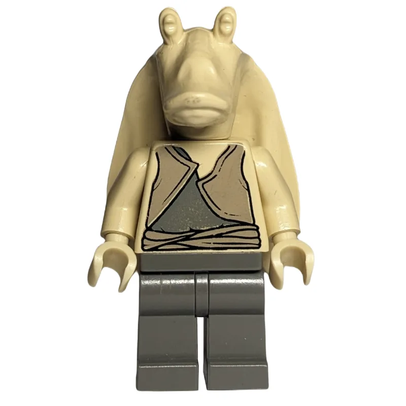 Jar Jar Binks, Plain Head, Tan Torso — dans quels sets LEGO ? (fig-003613) | Brick Broker