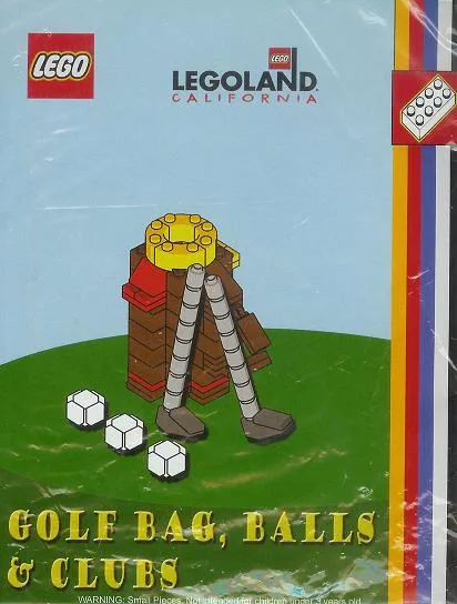 Sac de golf, balles et clubs (Legoland Californie) (LLCA26-1) - prix | Brick Broker