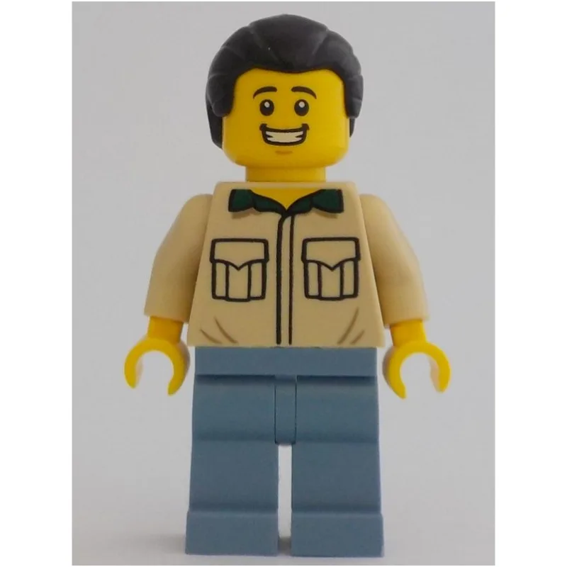 Tan Torso, Sand Blue Legs, Black Hair — dans quels sets LEGO ? (fig-012893) | Brick Broker
