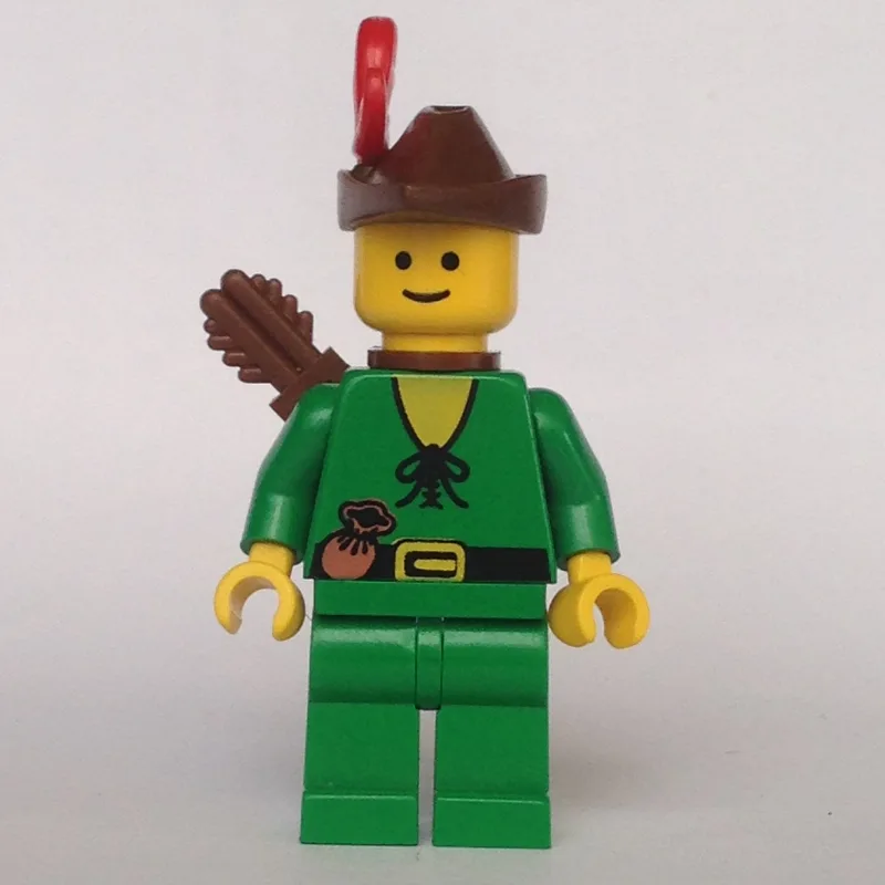 Forestman Archer (Forestmen) - Yellow, Red Pl… — minifigurine LEGO | Brick Broker