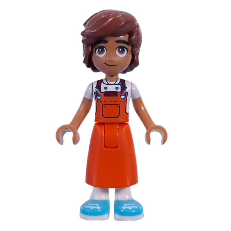 Leo - Reddish Orange Apron — dans quels sets LEGO ? (fig-015772) | Brick Broker